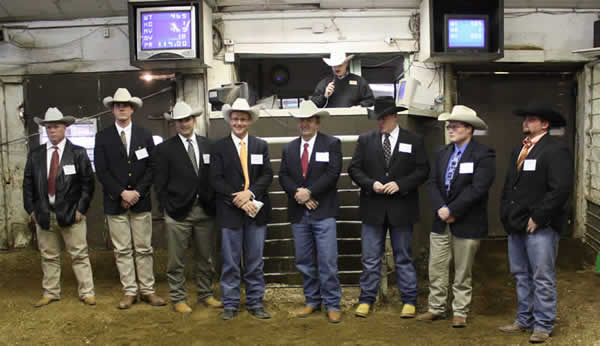 Livestock contestants: Karl Mosshart, 1st - Byron Bina, Champion - Charles Cummings, Tyler Gillum, Mike Bailey, 2nd -Cody Murray, Jason Boucher and Brandon Hamel Livestock contestants: Karl Mosshart, 1st - Byron Bina, Champion - Charles Cummings, Tyler Gillum, Mike Bailey, 2nd -Cody Murray, Jason Boucher and Brandon Hamel