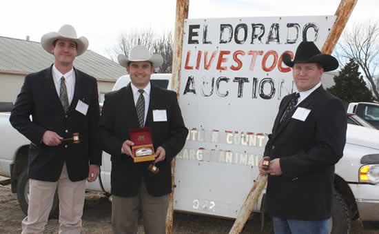 Byron Bina - Charley Cummings - Cody Murray Livestock champion/1st/2nd Byron Bina - Charley Cummings - Cody Murray Livestock champion/1st/2nd