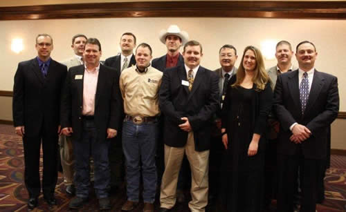 Kevin Borger, Eric Blomquist, Robert Haley, Bill Eberhardt, John Kisner, Byron Bina, Andy Conser, Jack Newcom, Megan McCurdy, Kevin Ediger, Lance Fullerton. Andy is the President, Jack the President Elect and Lance the Vice President Kevin Borger, Eric Blomquist, Robert Haley, Bill Eberhardt, John Kisner, Byron Bina, Andy Conser, Jack Newcom, Megan McCurdy, Kevin Ediger, Lance Fullerton. Andy is the President, Jack the President Elect and Lance the Vice President