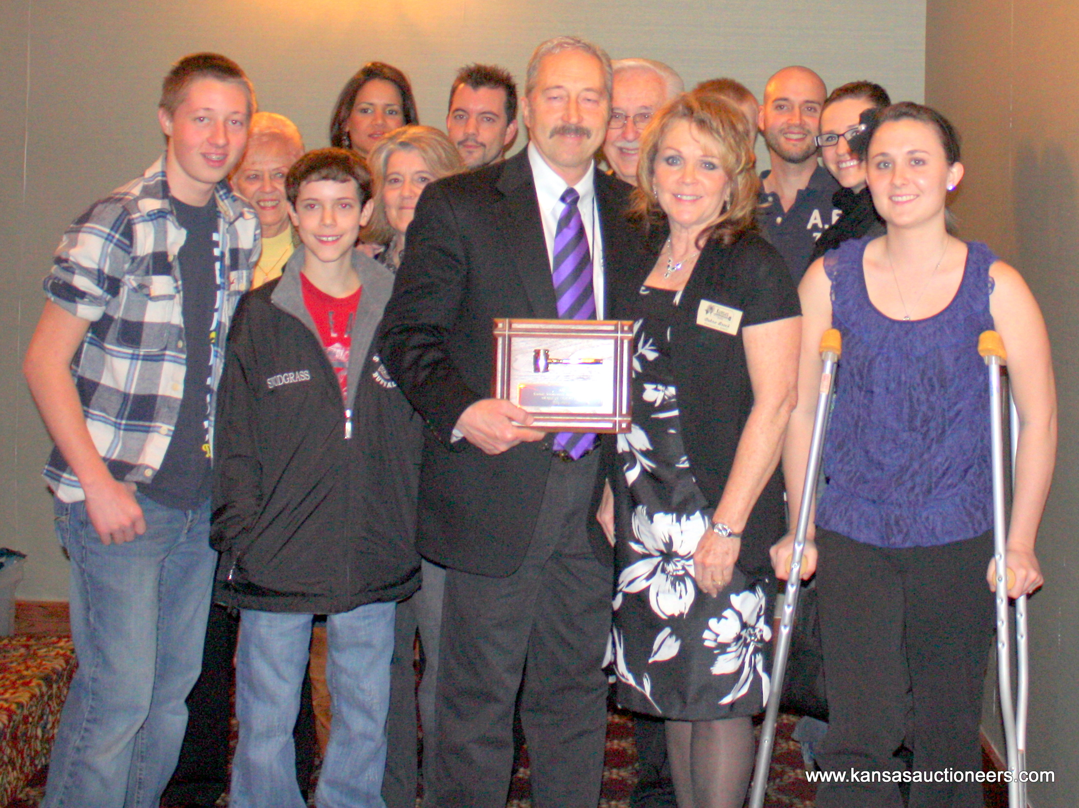 Rick Brock – Award of Distinction and his family Rick Brock – Award of Distinction and his family