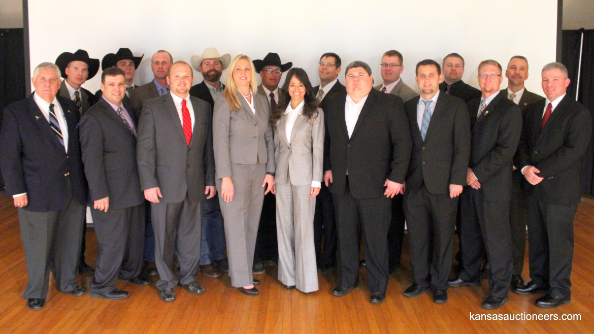 2016 Kansas Auctioneer Championship contestants competing in the preliminaries. 2016 Kansas Auctioneer Championship contestants competing in the preliminaries.