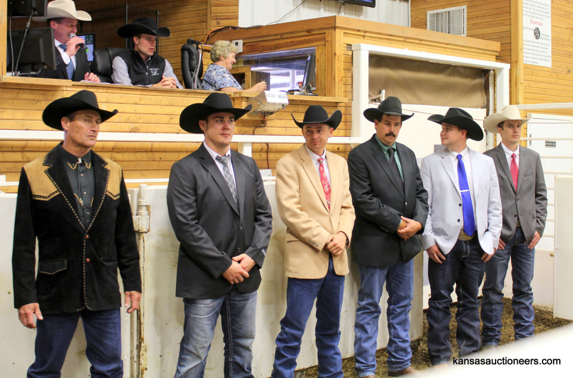 2017 Kansas Livestock Auctioneer contestants