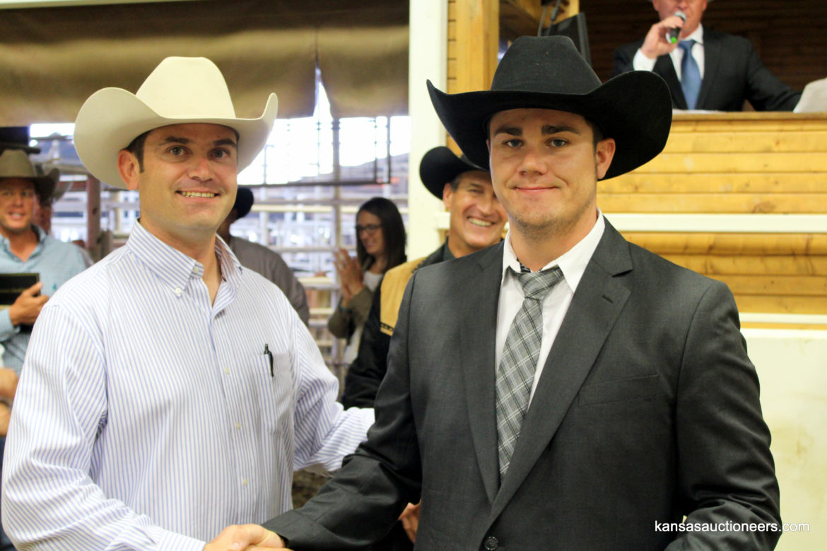 Charly Cummings with Jase Hubert, 2017 Reserve Champion