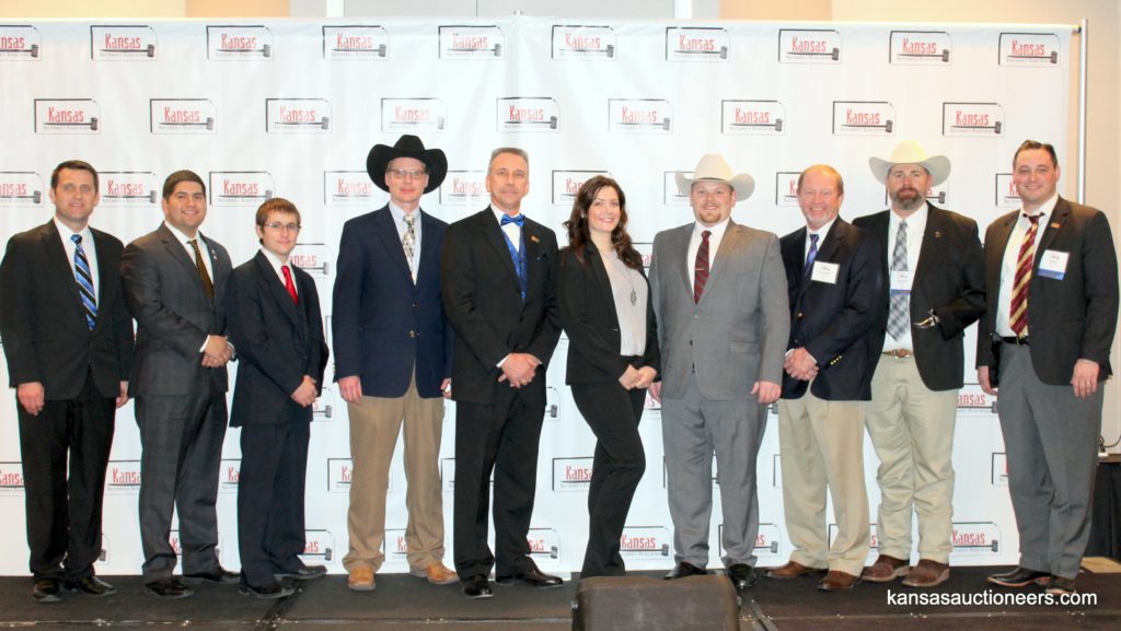 2018 Kansas Auctioneer Championship finalists